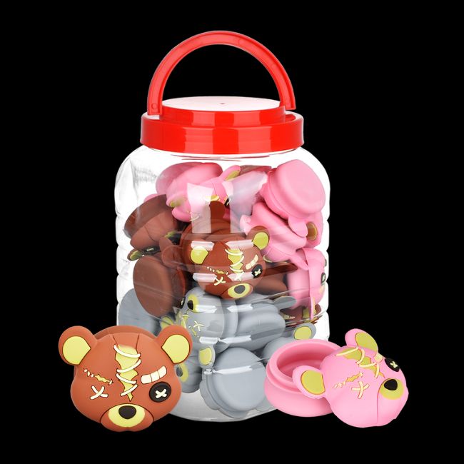 Zombie Bear Silicone Container