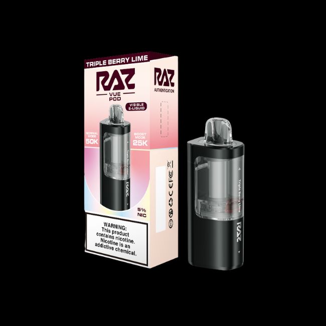 Triple Berry Lime - RAZ VUE Disposable Pod 50k