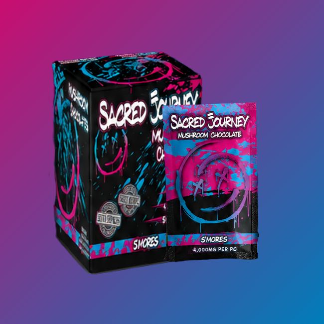 Smores Mushroom Chocolate Square 1ct - Sacred Journey