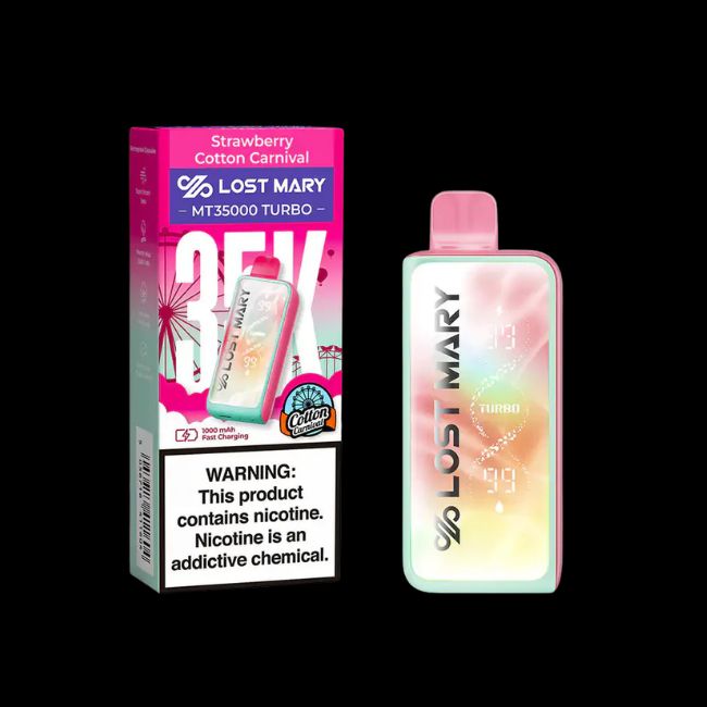 Strawberry Cotton Carnival - Lost Mary Turbo Rechargeable 35k