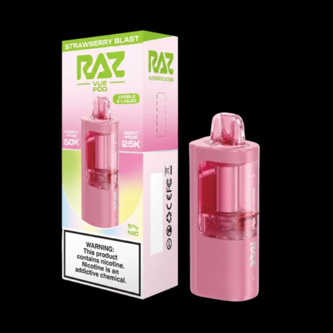 Strawberry Blast - RAZ VUE Disposable Pod 50k