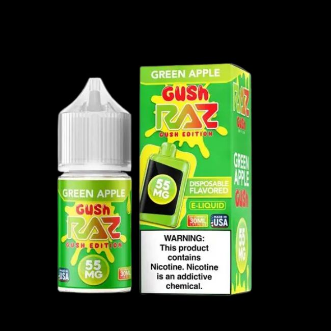 Green Apple Gush - Raz 30ml Salt Juice
