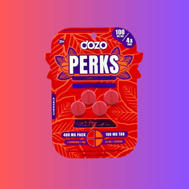 DOZO - Perks Wild Cherry 400mg 4ct LVL UP Blend