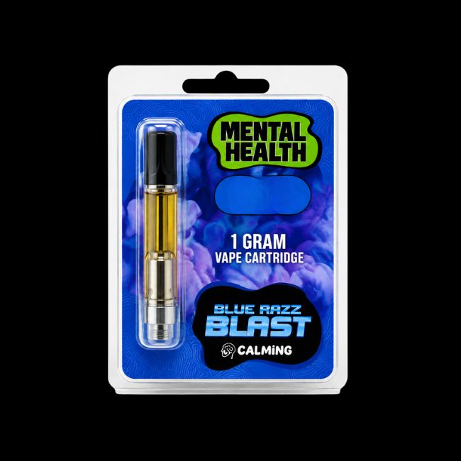 Blue Razz Blast 1g Cartridge - Psyched