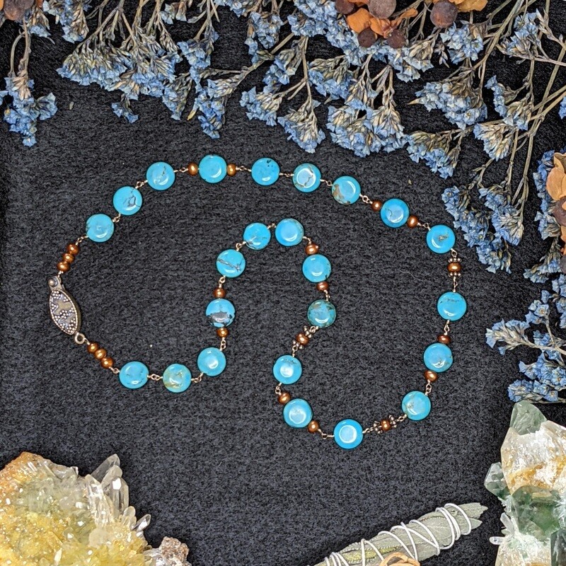 Turquoise and Pearl