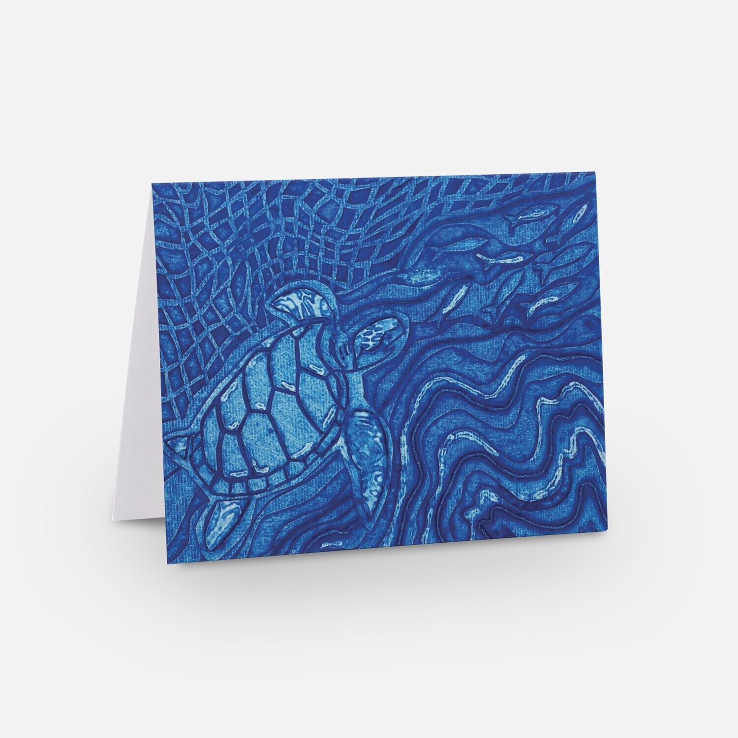 Disappearing Reef - Turtle (Greeting Card)