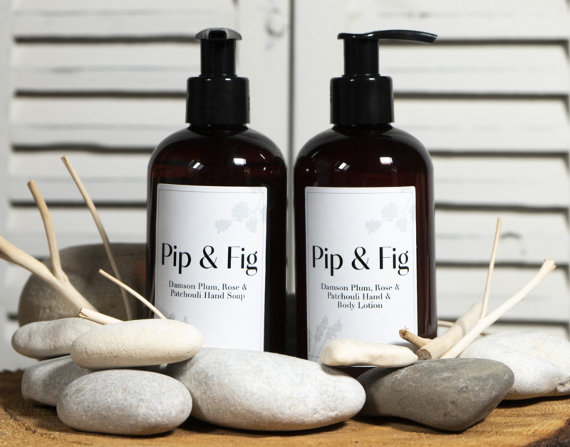 Damson Plum, Rose & Patchouli Hand & Body Soap and Lotion Set