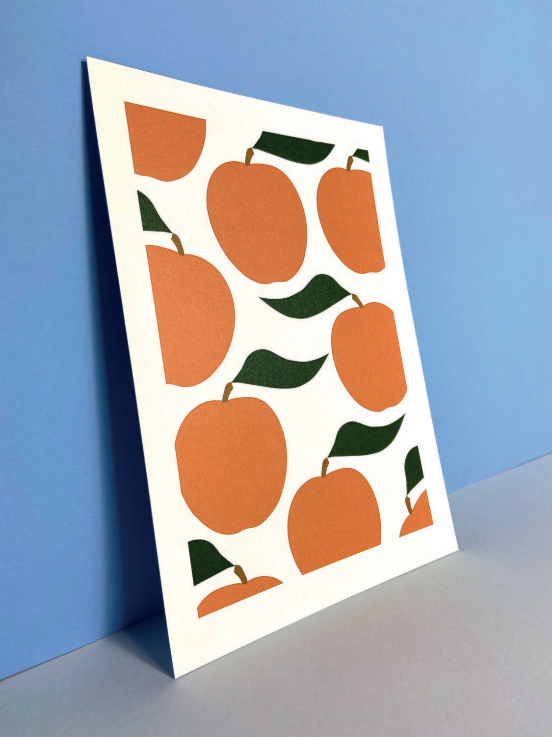 Apricot Pattern Print