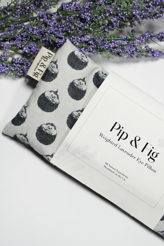 Weighted Lavender Eye Pillow: Hamish the Hedgehog