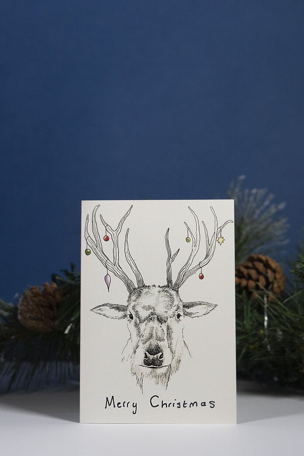 Ralph the Reindeer Christmas Card