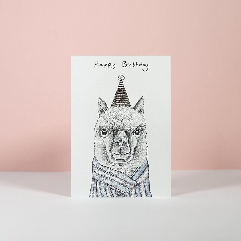 Bob the Alpaca Birthday Card