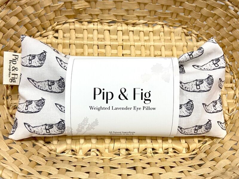 Weighted Lavender Eye Pillow: Chonk the Seal