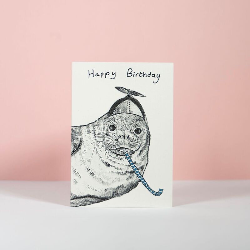Chonk the Seal Birthday Card