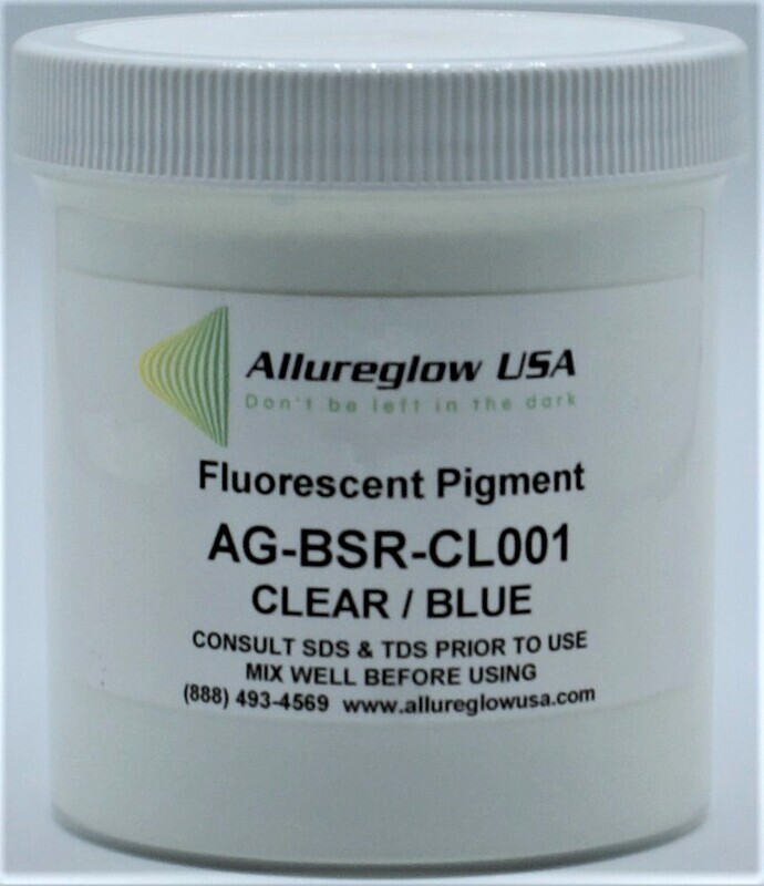 AG-BSR-CL001-50   CLEAR FLUORESCENT or BLACKLIGHT PIGMENTS - 50 GRAMS