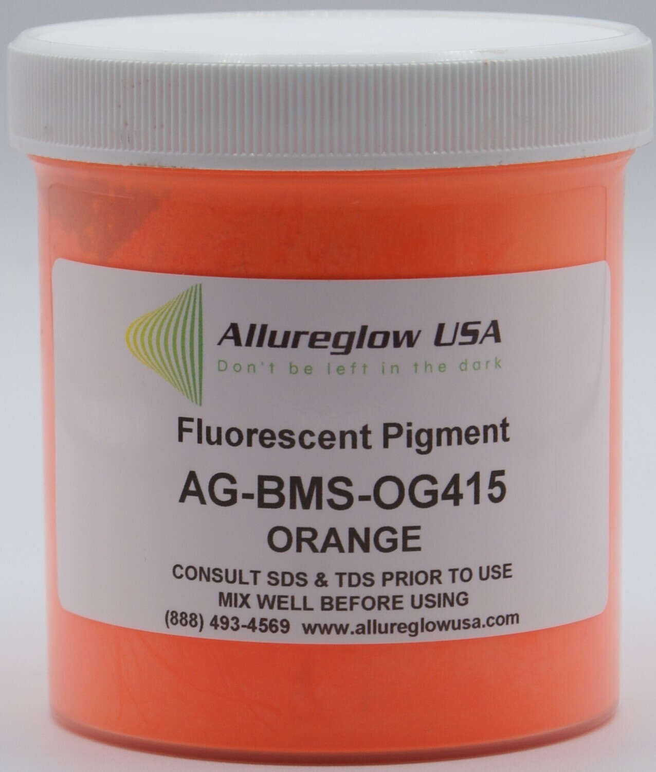 AG-BMS-RD413-50 RED FLUORESCENT or BLACKLIGHT PIGMENTS - 50 GRAMS