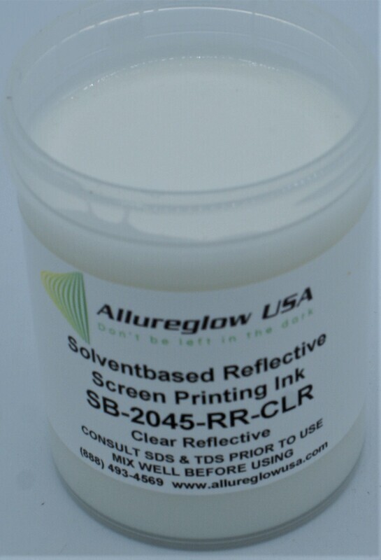 SB-2045-RR-CLR-GL  SOLVENT BASED CLEAR REFLECTIVE SCREEN PRINTING INK - GALLON