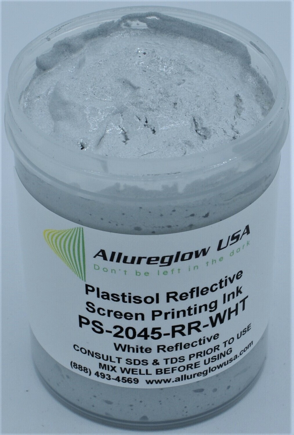 PS-2045-RR-WHT-GL  PLASTISOL WHITE REFLECTIVE INK GALLON