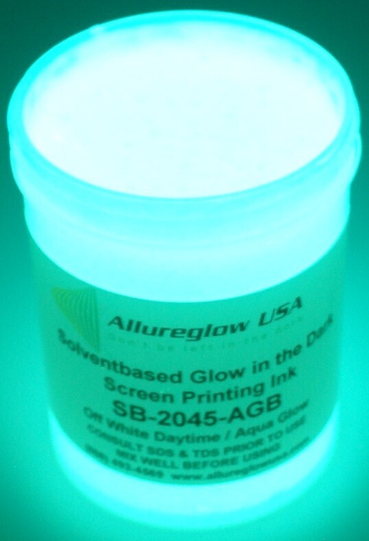 SB-2045-AGB-FV SOLVENT BASED GLOW IN THE DARK SCREEN PRINTING INK AQUA GLOW BASE - FIVE GALLON