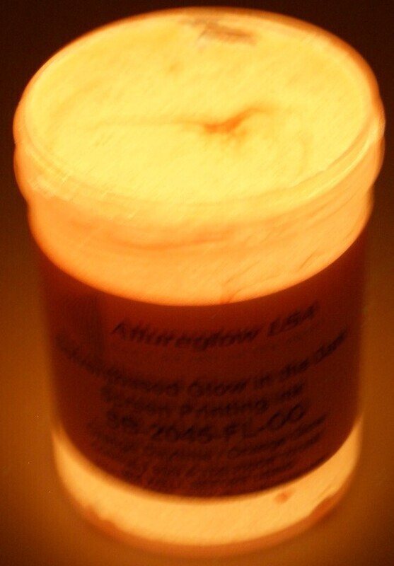 SB-2045-FL-OO-GL SOLVENT BASED GLOW IN THE DARK SCREEN PRINTING INK ORANGE DAYTIME COLOR ORANGE GLOW COLOR - GALLON