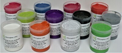 High Solids Acrylic Waterbased Reflective Screen Printing Inks