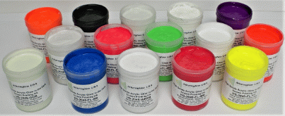 HS-2045-WHTG-8OZ   HIGH SOLIDS ACRYLIC WHITE DAYTIME GREEN GLOW IN THE DARK SCREEN PRINTING INK 8OZ