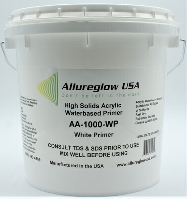 AA-1000-WP-FV   ACRYLIC WATERBASED PAINT WHITE PRIMER - 5 GALLONS