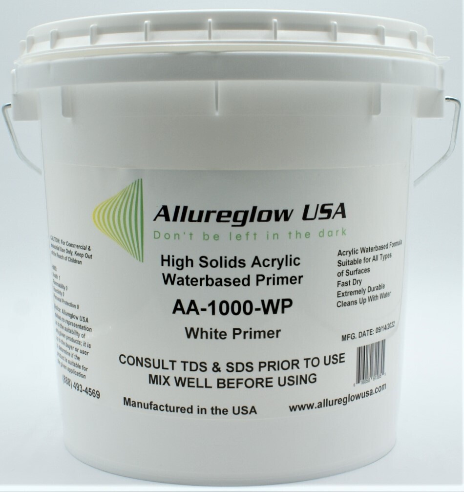 AA-1000-WP-GL   ACRYLIC WATERBASED PAINT WHITE PRIMER - GALLON