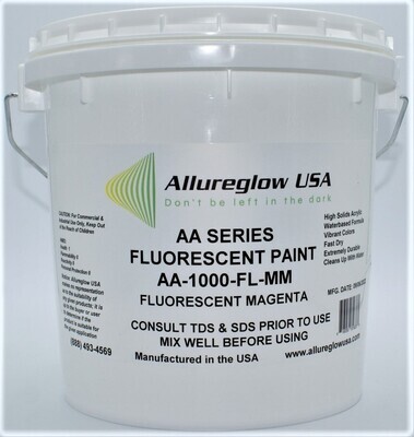 AA-1000-FL-MM-FV MAGENTA FLUORESCENT WATERBASED PAINT - FIVE GALLONS