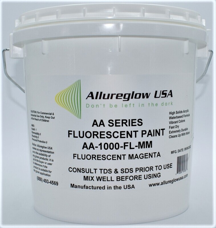 AA-1000-FL-MM-GL  MAGENTA FLUORESCENT WATERBASED PAINT  - ONE GALLON