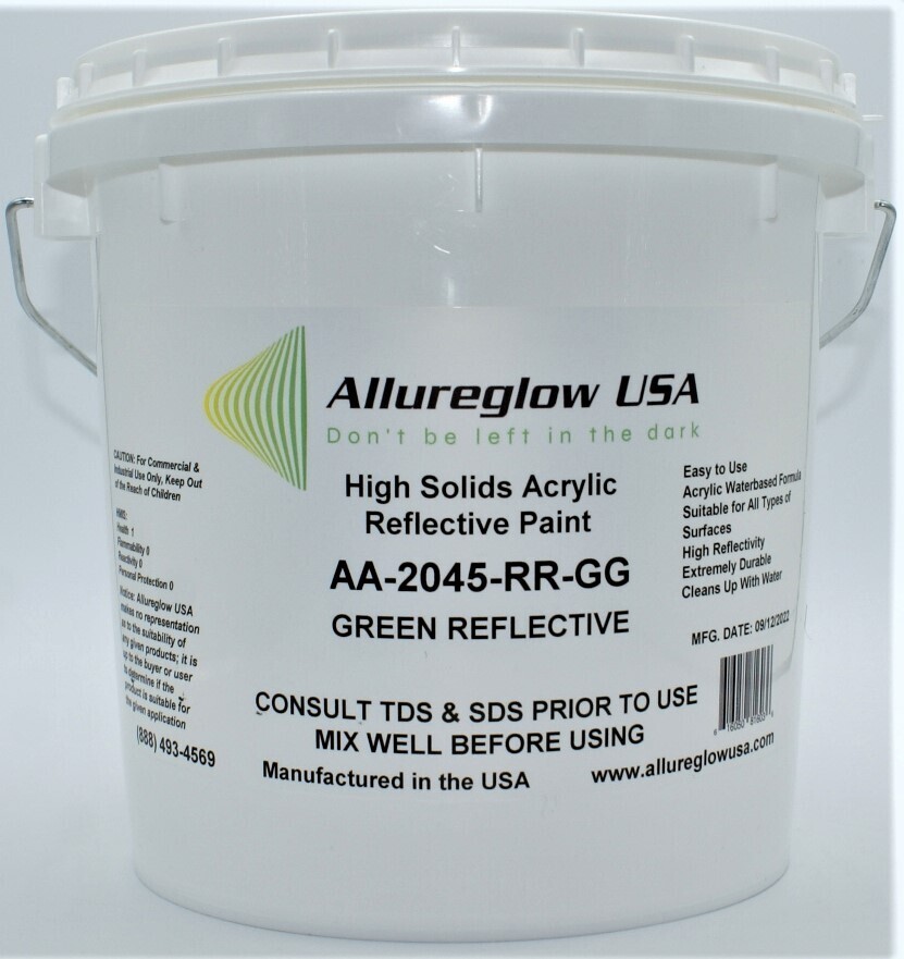 AA SERIES GREEN REFLECTIVE PAINT- ONE GALLON