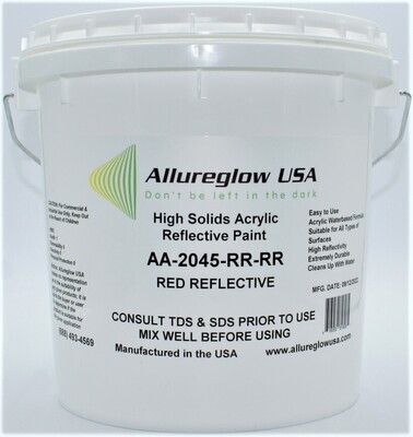 AA SERIES RED REFLECTIVE PAINT- ONE QUART