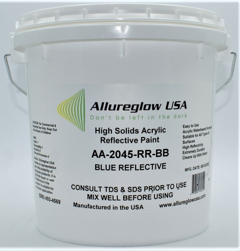 AA SERIES BLUE REFLECTIVE PAINT- FIVE GALLON