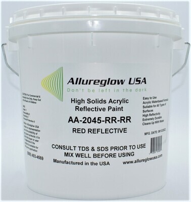 AA SERIES RED REFLECTIVE PAINT- ONE GALLON