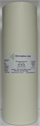 24&quot; Width x 50 Yard Roll PV-40 PHOTOLUMINESCENT VINYL