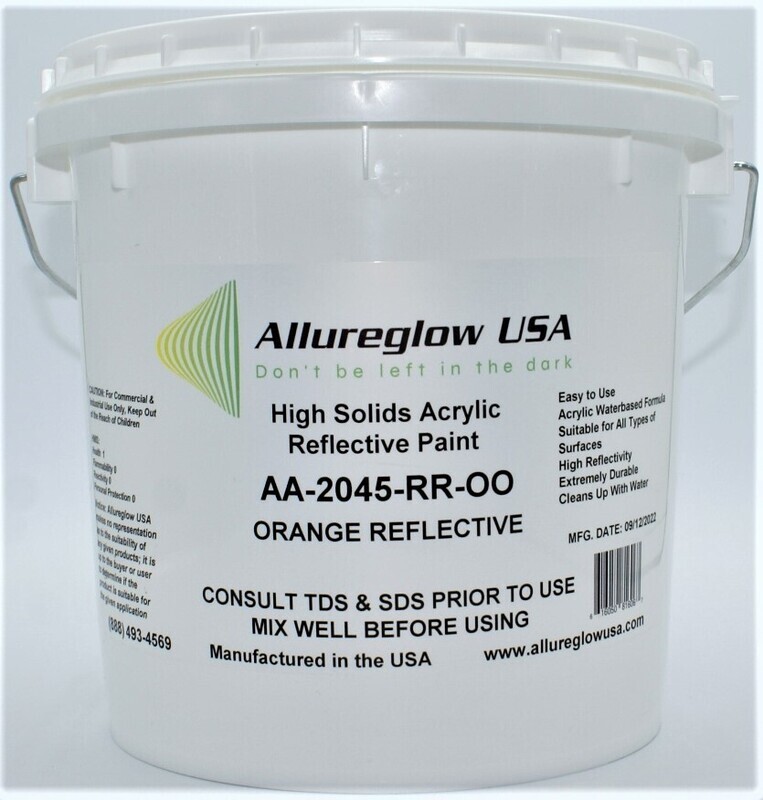 AA SERIES ORANGE REFLECTIVE PAINT- ONE GALLON AA SERIES ORANGE REFLECTIVE PAINT- ONE GALLON