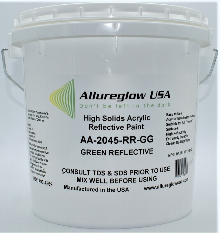 AA SERIES GREEN REFLECTIVE PAINT- FIVE GALLON AA SERIES GREEN REFLECTIVE PAINT- FIVE GALLON