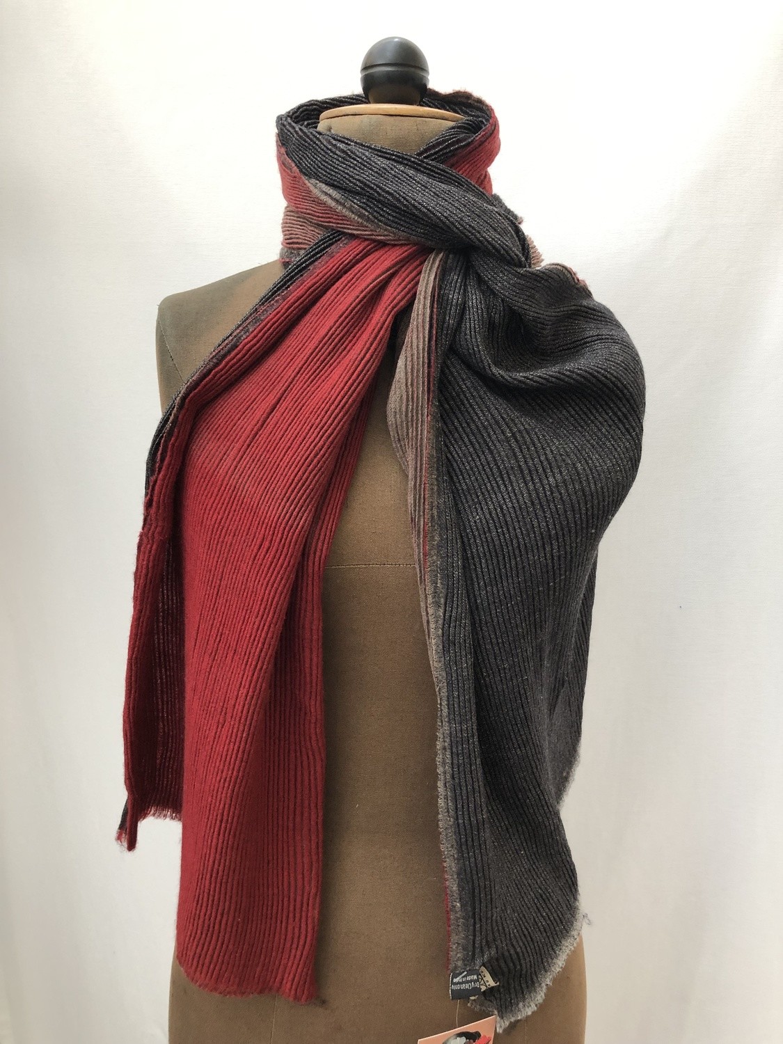 Schal SHIBORI Red