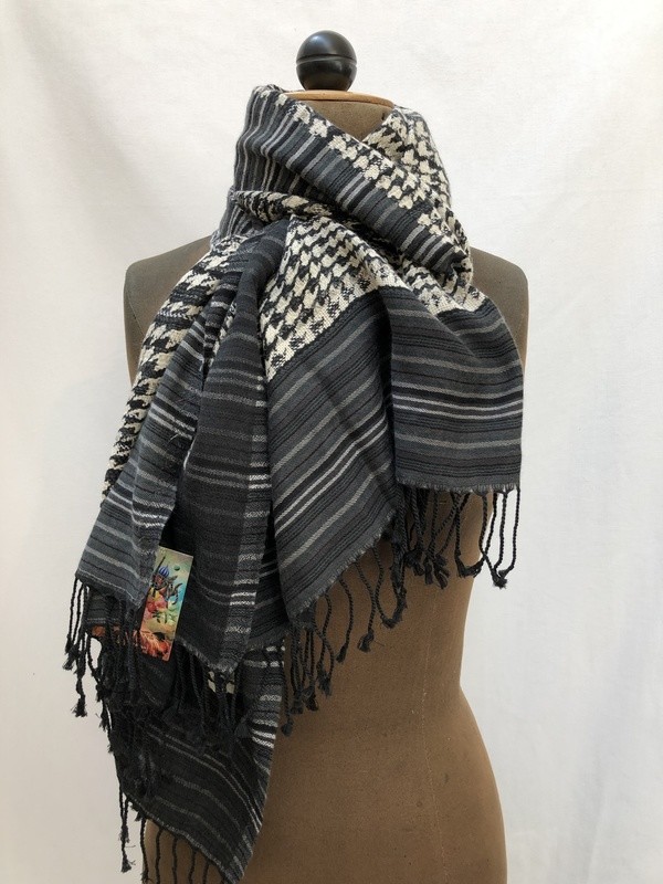 Schal NEW B  grey