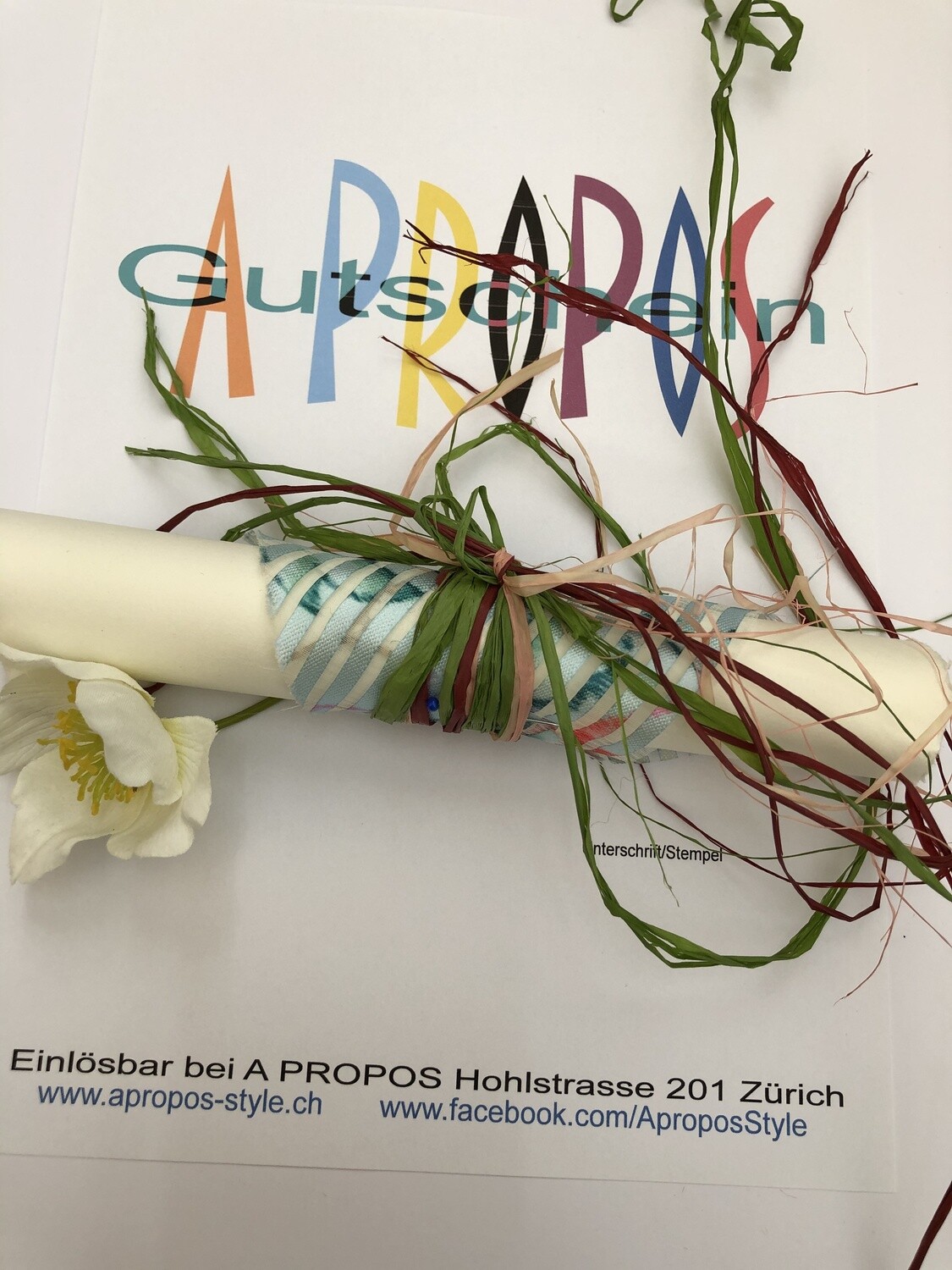 Fr. 50.00 Gutschein