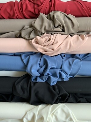 SEIDEN-KREPE - CRÊPE DE SOIE - SILK CREPE "MAROCAIN"