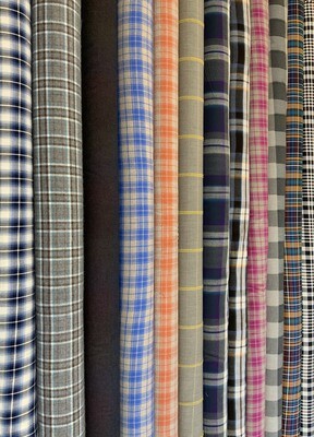 BAUMWOLL-FLANELLE KAROS   FLANELLE COTON A CARREAUX - FLANELLE CHECKS