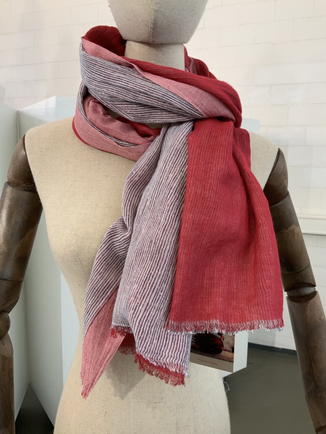 Schal DOUBLE C  RED