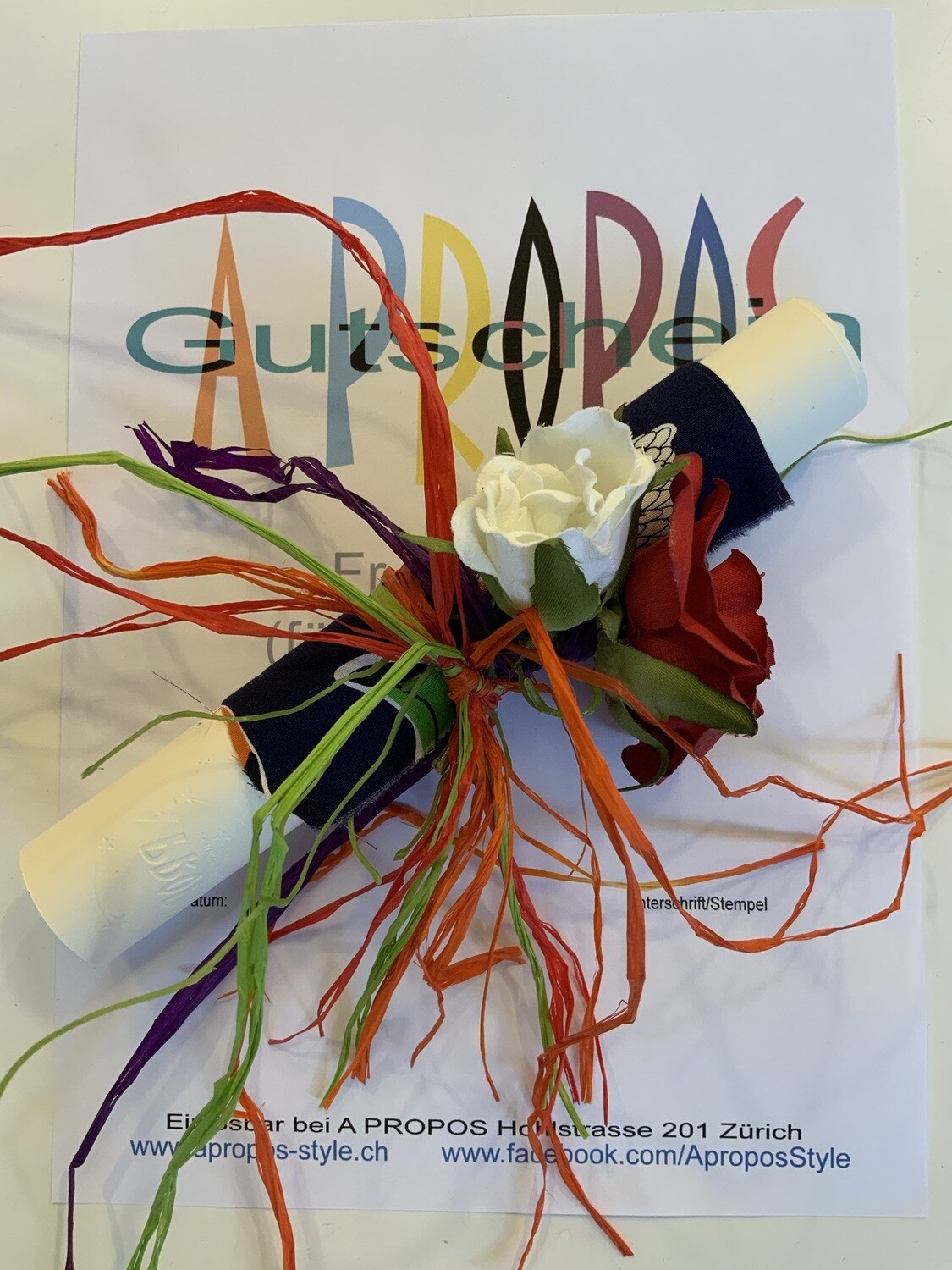 Fr. 400.00 Gutschein