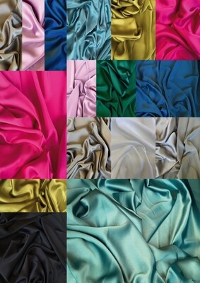 SATIN CRÊPE  Tri-Acetat-e/Micropolyester