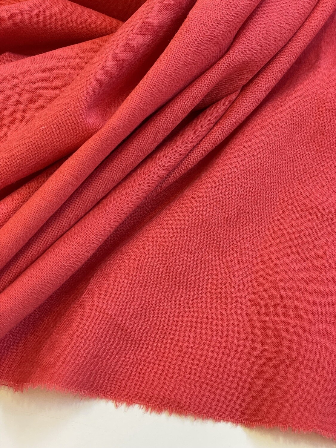 23606  LEINEN-BAUMWOLLE  CORAL ROT