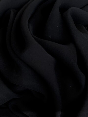 25471 CHIFFON - MOUSSELINE  BLACK