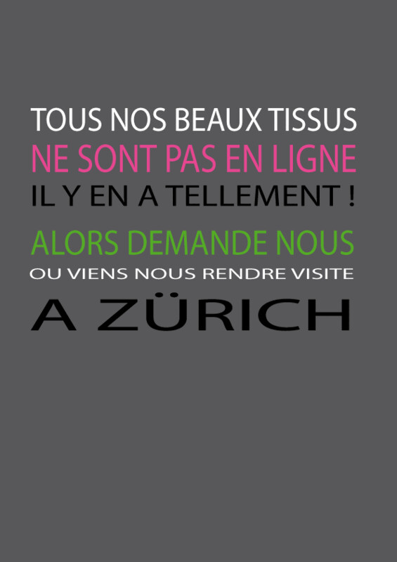 Bienvenue à Zürich