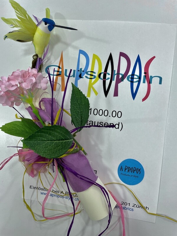 Fr. 1000.00 Gutschein