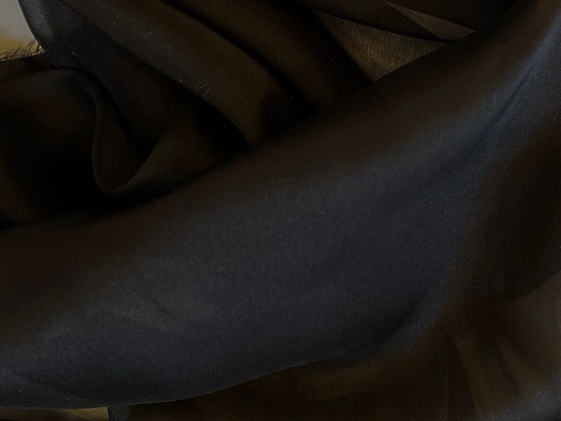20651 Chiffon/Mousseline  black