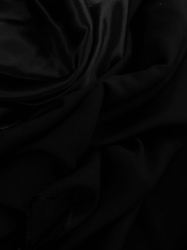 25409  Satin/Matt (double Face) SCHWARZ